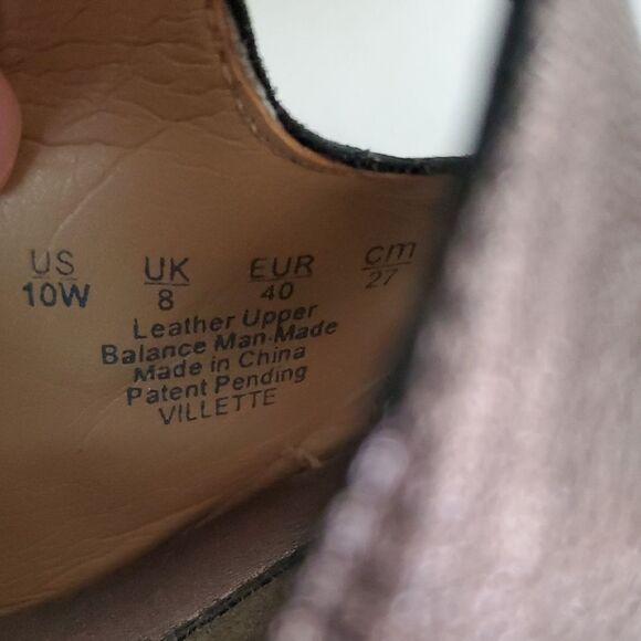 Naturalizer Villette Metallic Leather Bronze Wedge Heel Sandals Size 10W - Picture 9 of 11